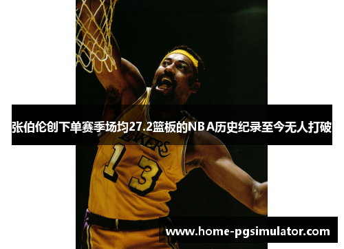 张伯伦创下单赛季场均27.2篮板的NBA历史纪录至今无人打破