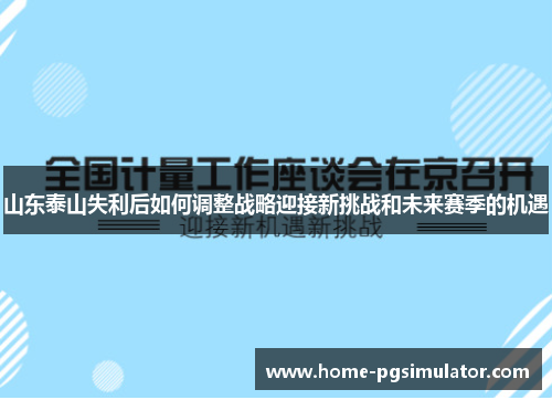 山东泰山失利后如何调整战略迎接新挑战和未来赛季的机遇
