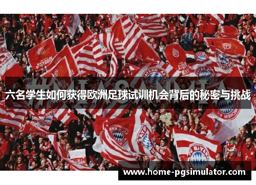 六名学生如何获得欧洲足球试训机会背后的秘密与挑战