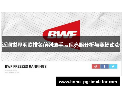 近期世界羽联排名前列选手表现亮眼分析与赛场动态